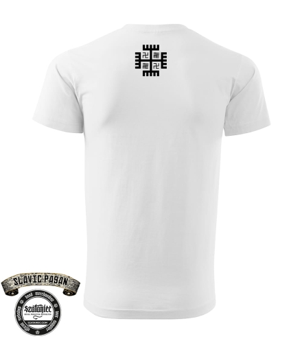 Slavic Pagan Basic_ koszulka_RECE_BOGA_wh_tył.jpg