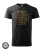 men T-shirt featuring the Hand of god slavic  symbol designed as weathered wood intertwined with roots and moss. Nature-inspired artwork influenced by Slavic symbolism, Slavic mythology, and ancient Slavic culture.